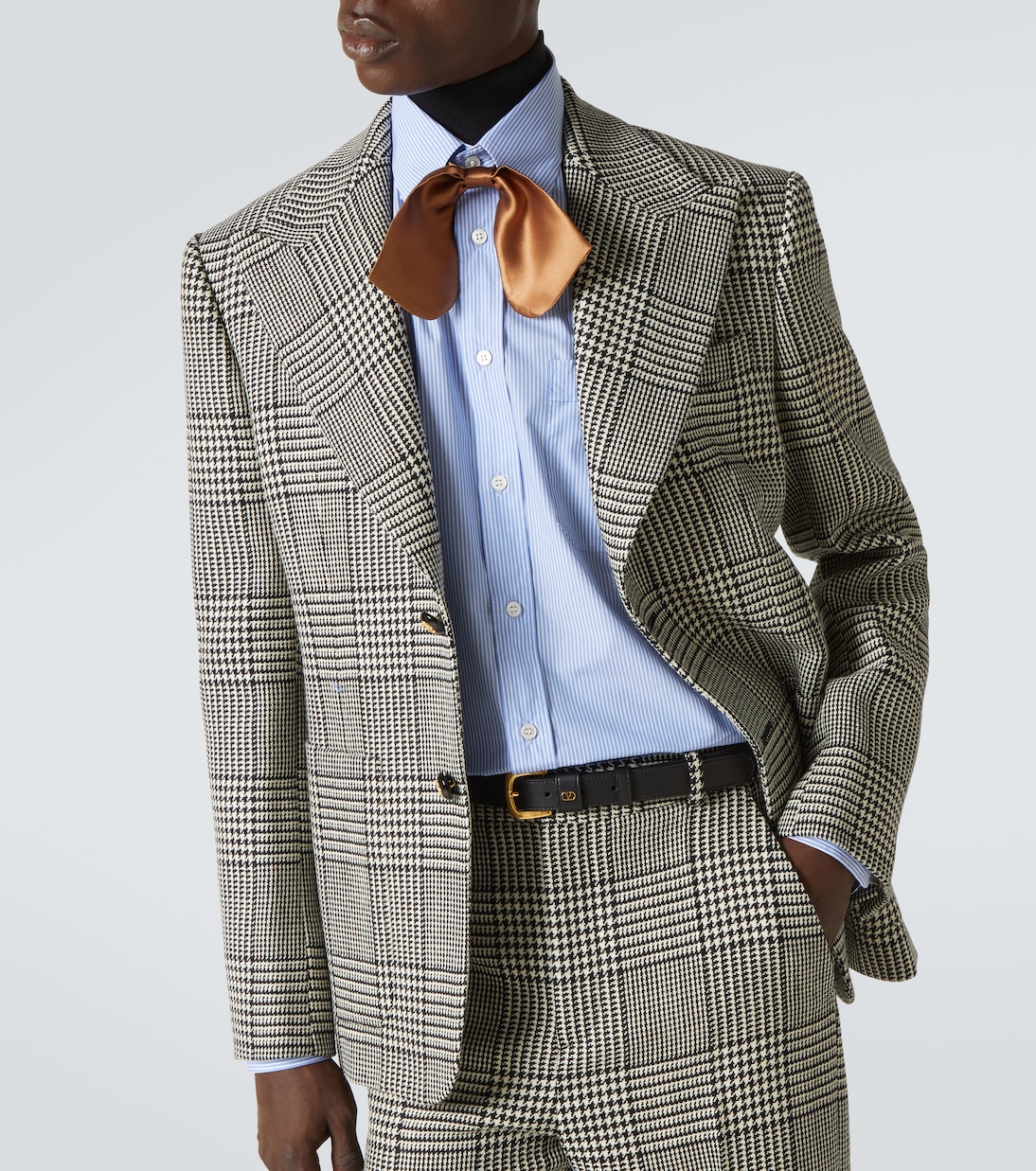 Camicia VLogo in cotone a righe | Valentino