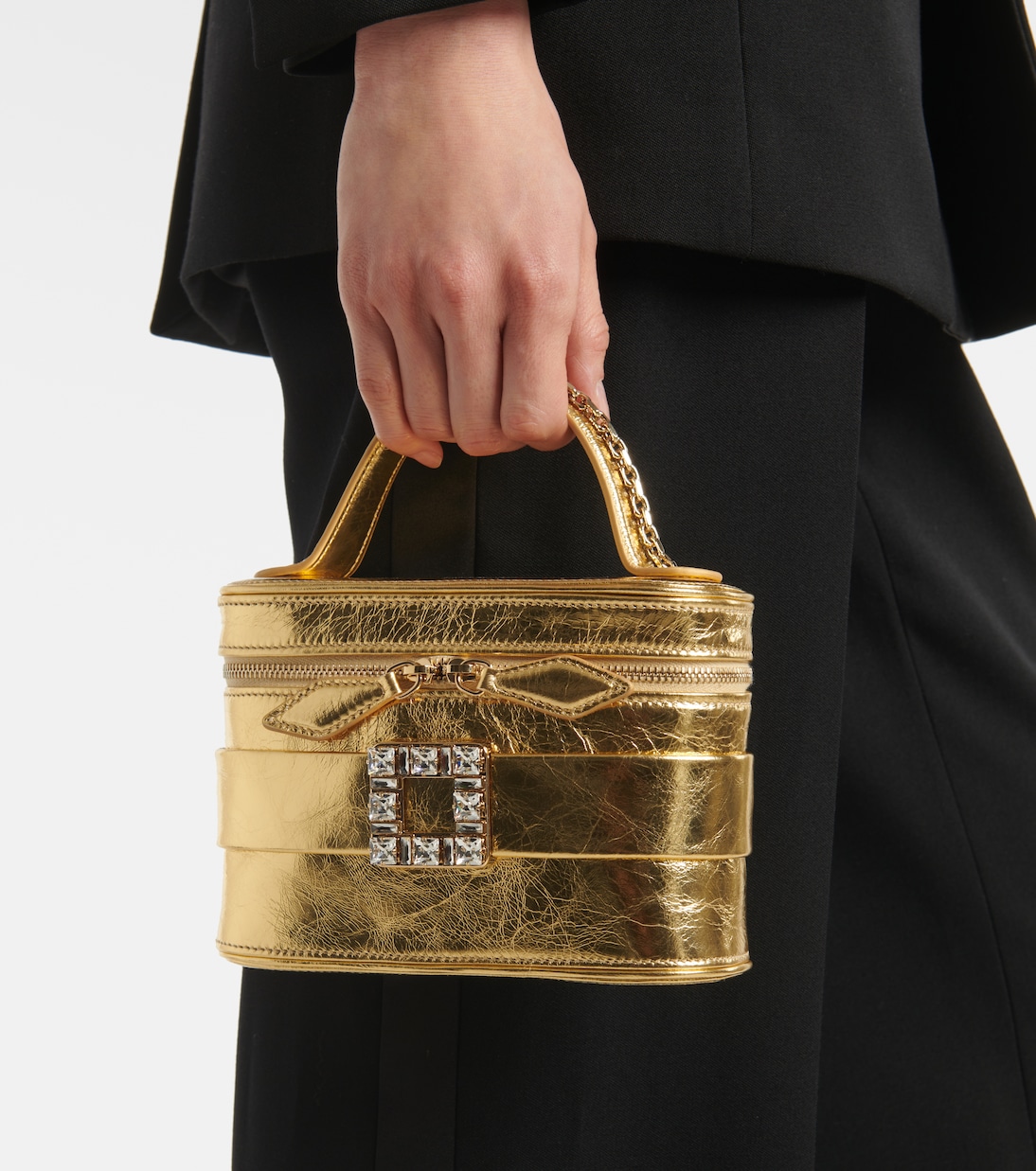 Vanity Très Vivier Micro leather vanity bag | Roger Vivier
