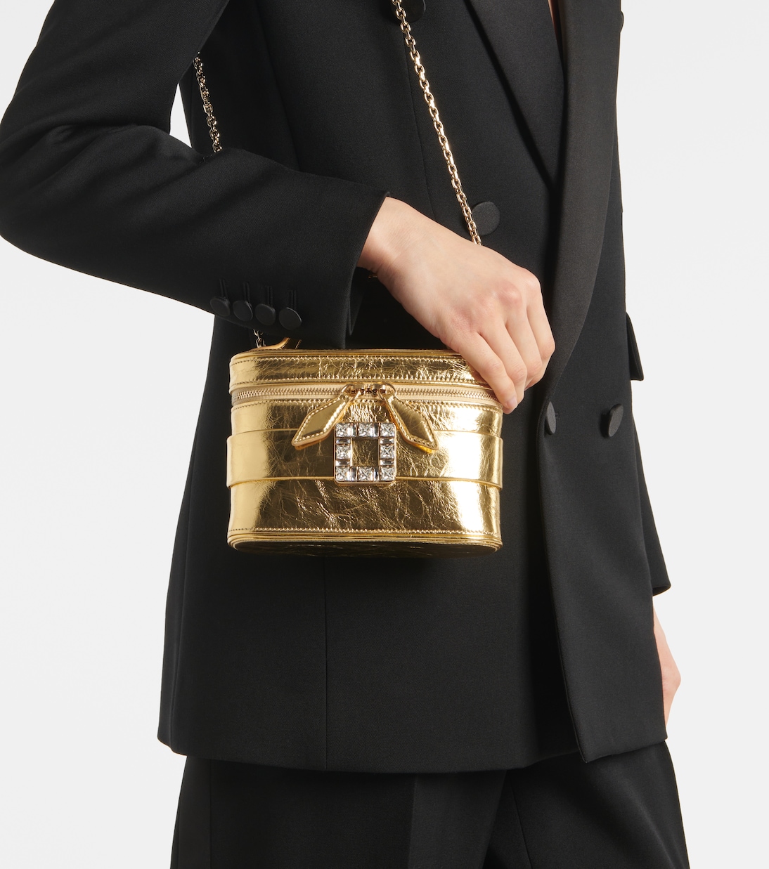Vanity Très Vivier Micro leather vanity bag | Roger Vivier