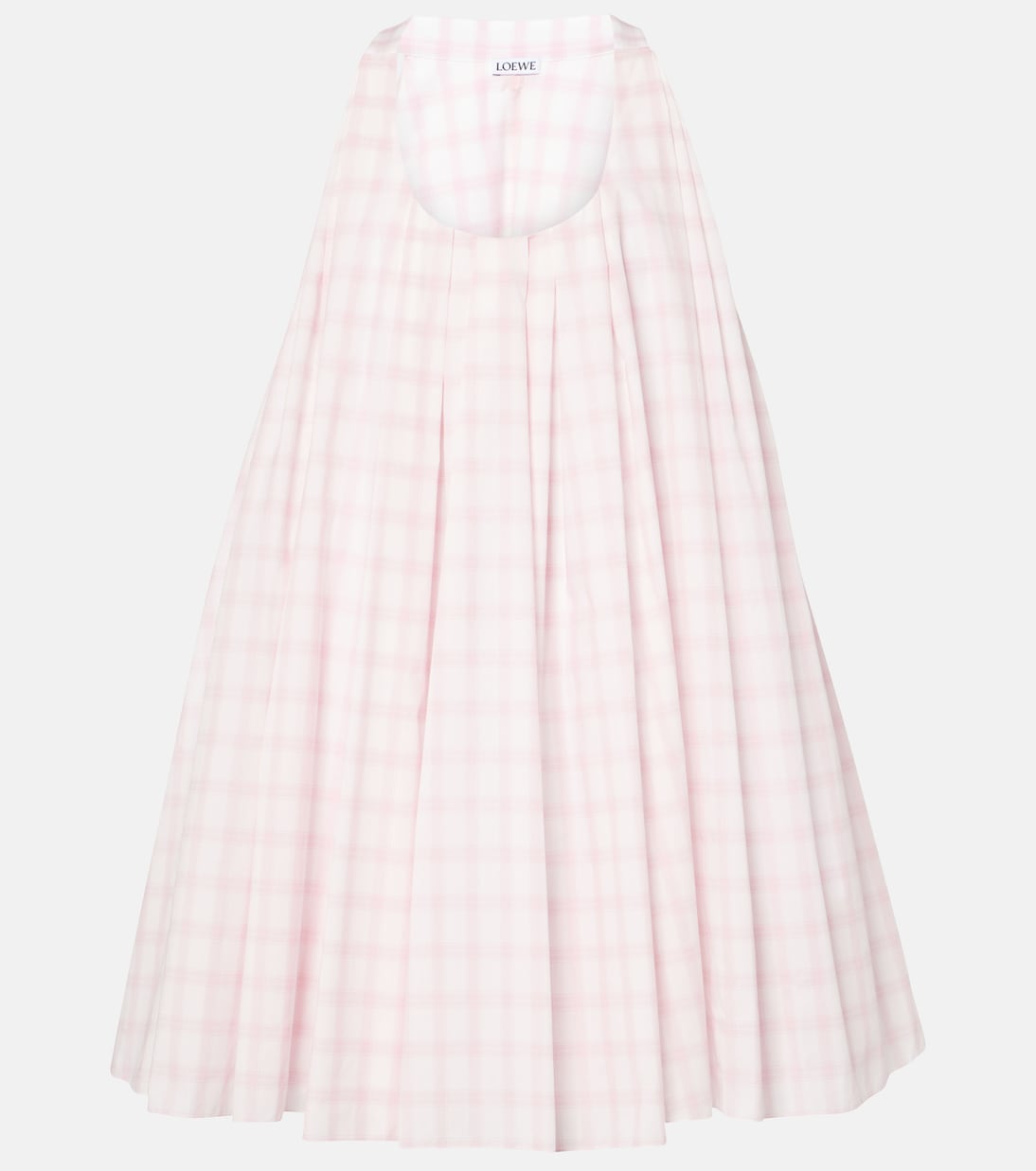 Abito corto Trapeze in cotone | Loewe