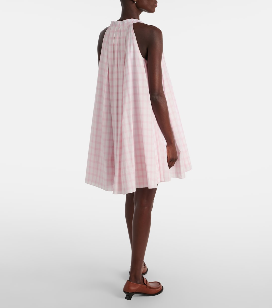 Abito corto Trapeze in cotone | Loewe
