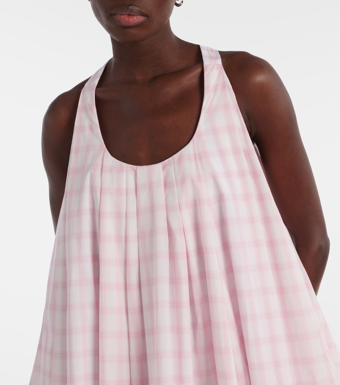 Abito corto Trapeze in cotone | Loewe