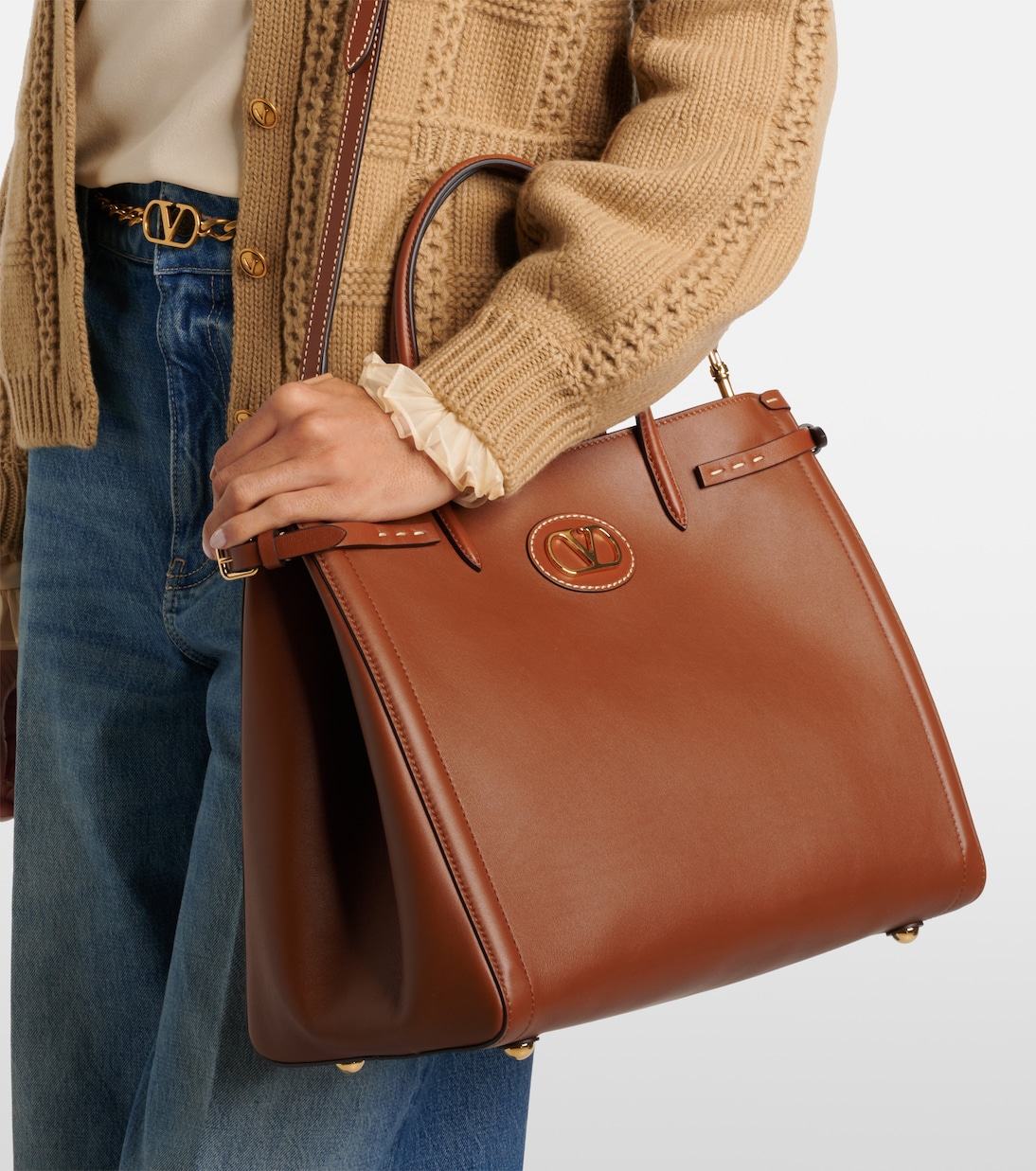 Borsa Antibes Medium in pelle | Valentino Garavani