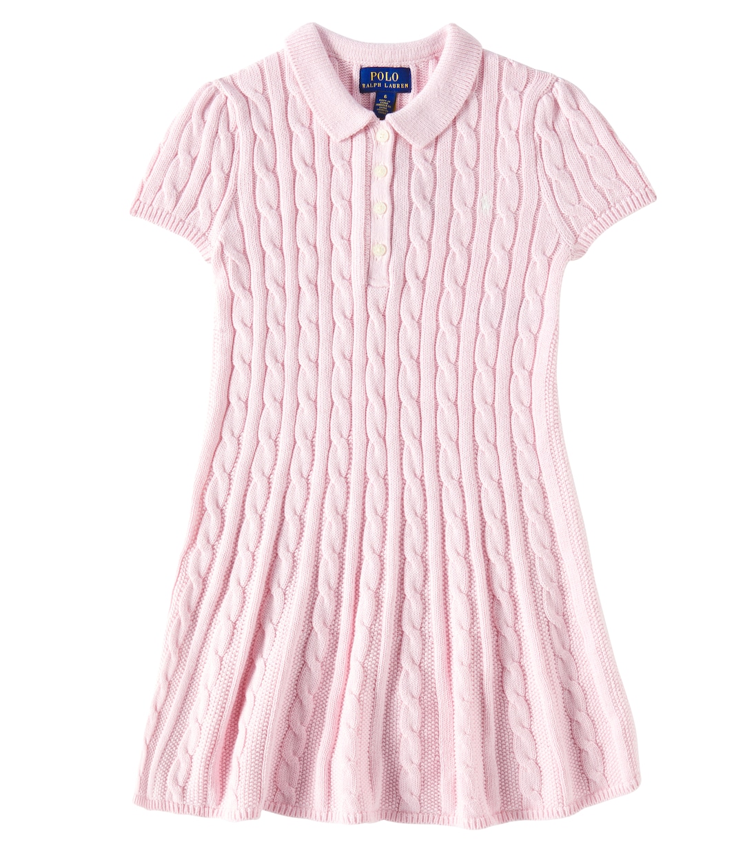 Abito in cotone a trecce | Polo Ralph Lauren Kids