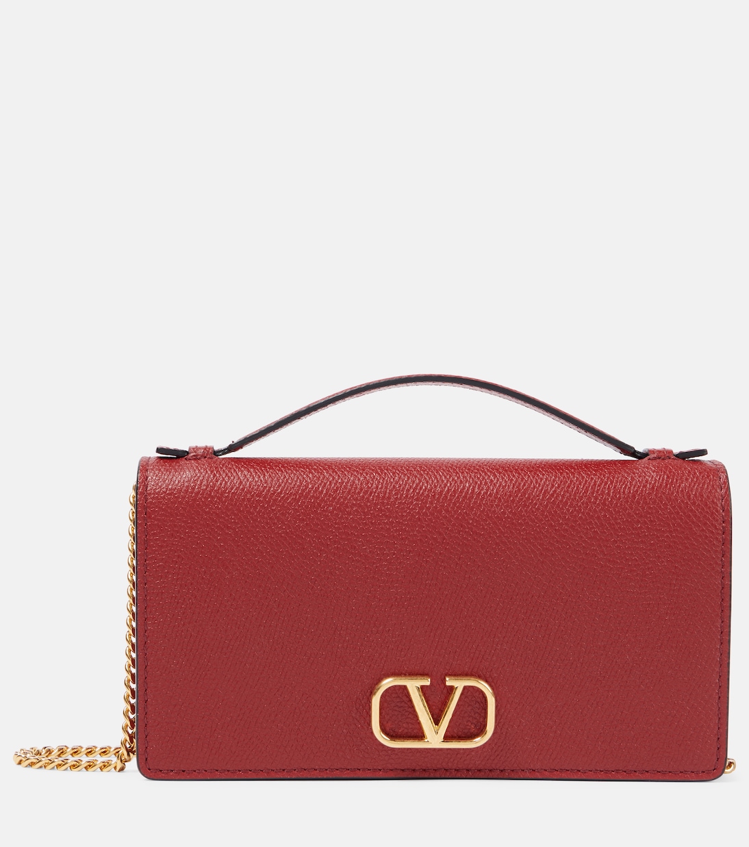Sac à bandoulière VLogo Small en cuir | Valentino Garavani