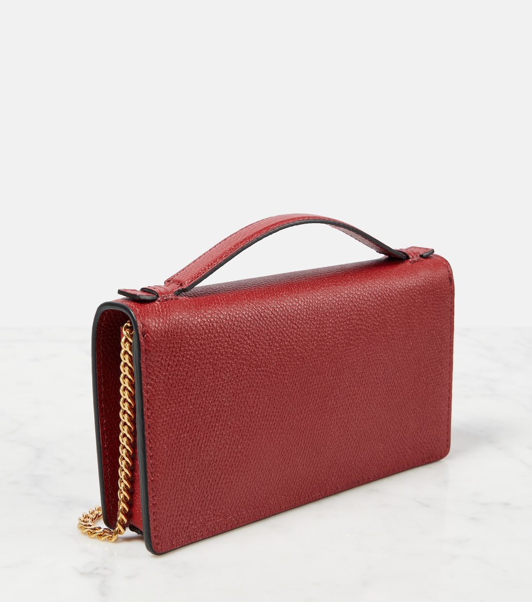 Sac à bandoulière VLogo Small en cuir | Valentino Garavani