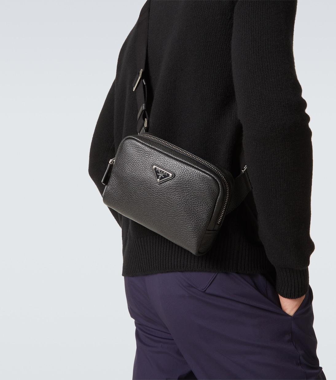 Borsa a tracolla in pelle | Prada
