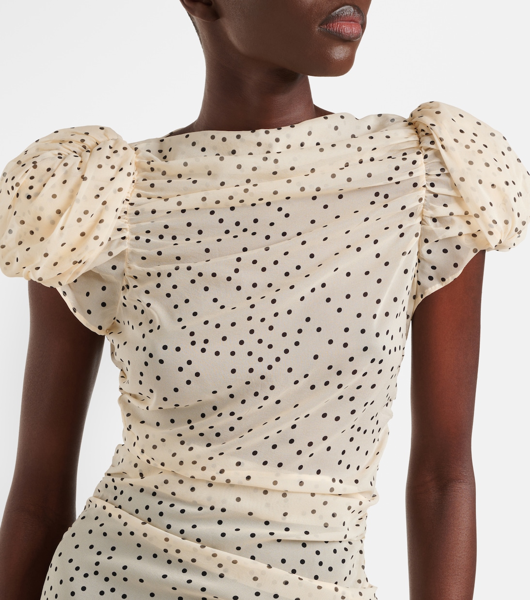 Polka-dot silk-blend minidress | Magda Butrym