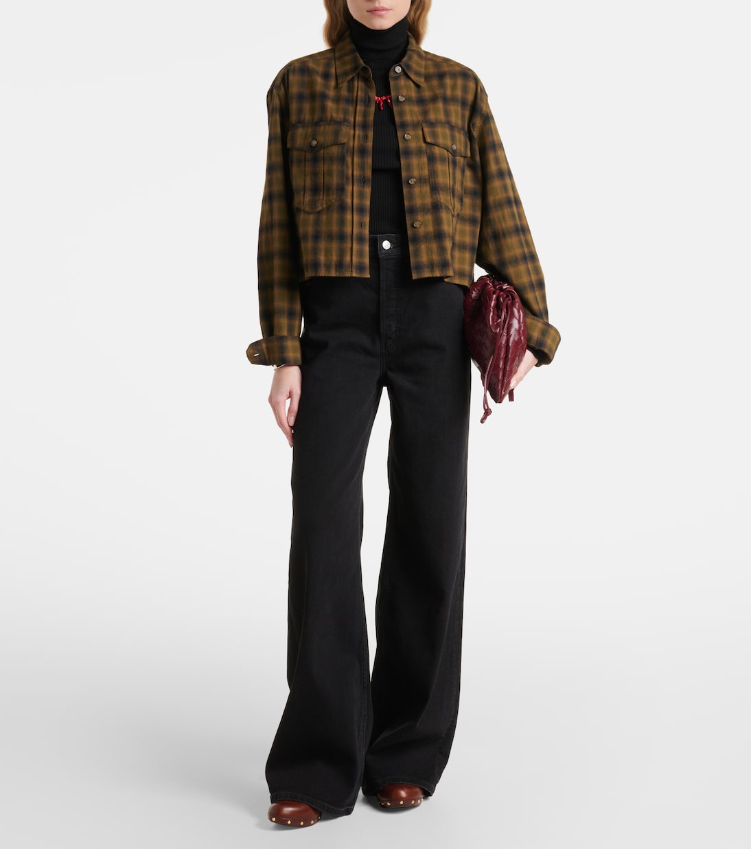 Jeans a gamba larga e vita alta | Re/Done