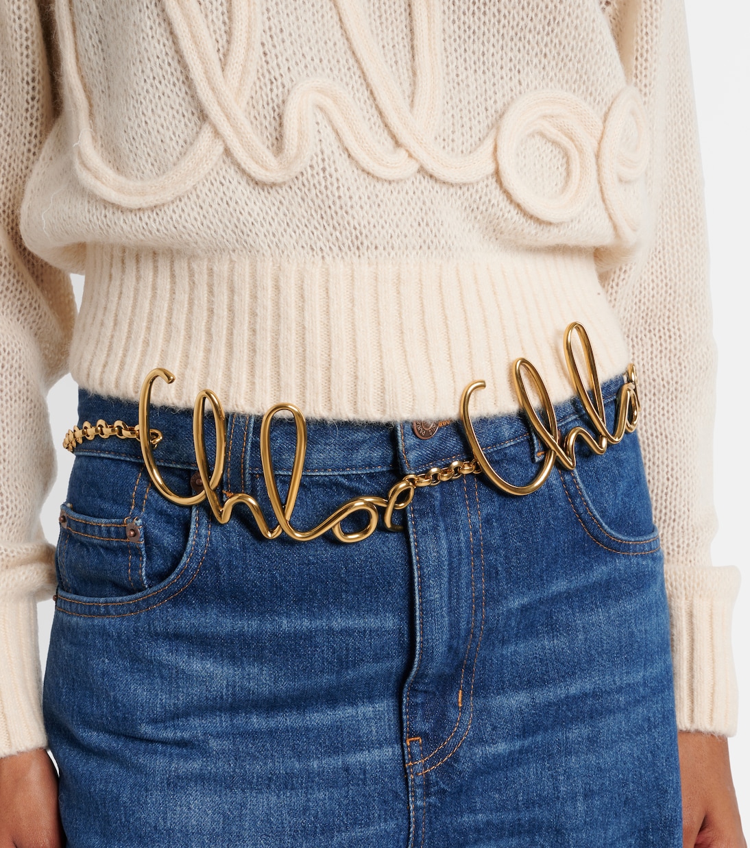 Cintura con Catena Iconica di Chloé per Giovani Stilisti
