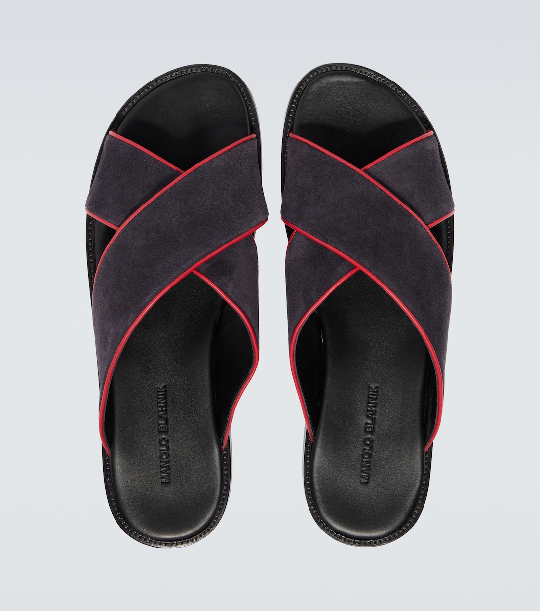 Sandalen Otawi aus Veloursleder | Manolo Blahnik