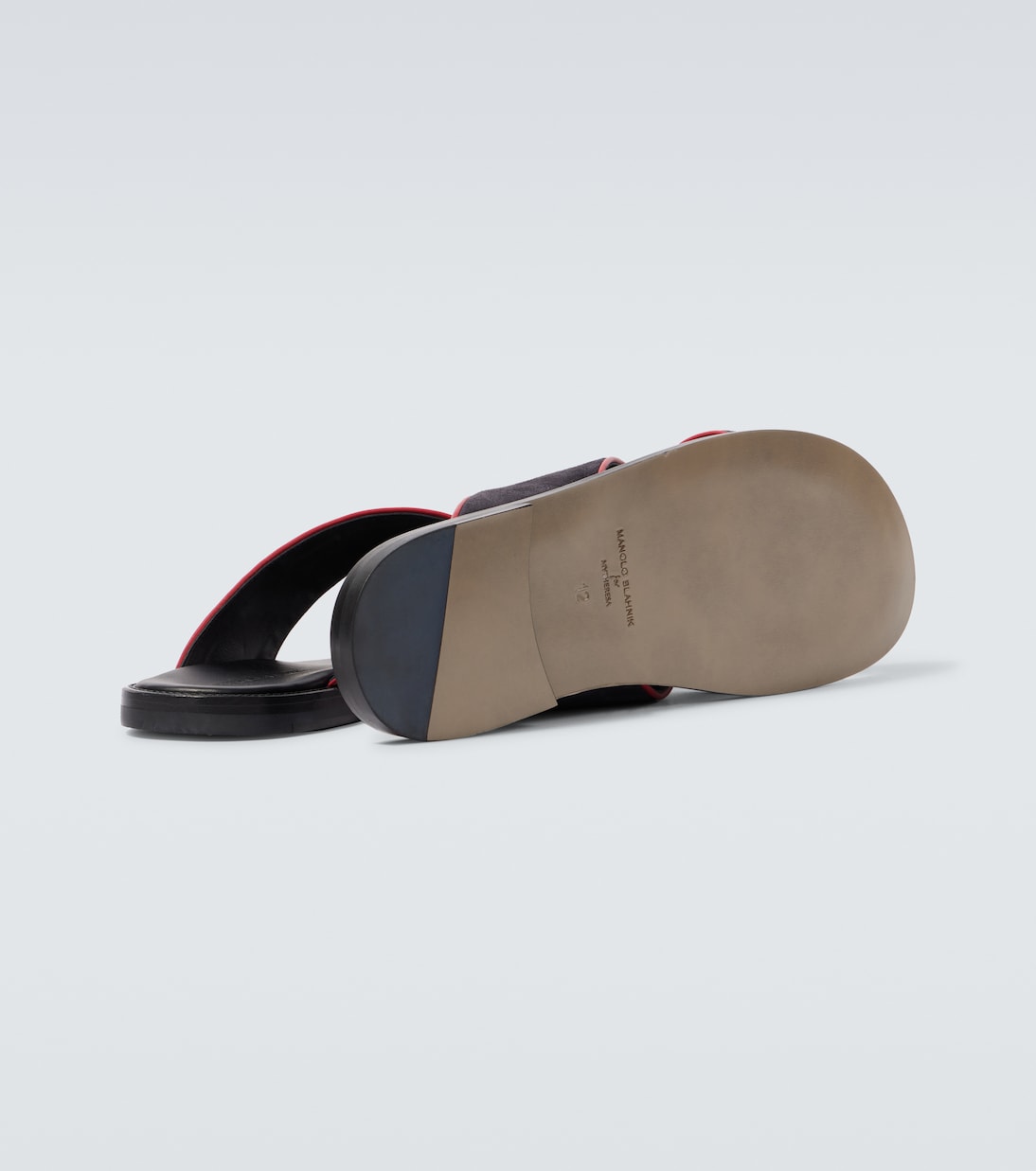 Sandalen Otawi aus Veloursleder | Manolo Blahnik
