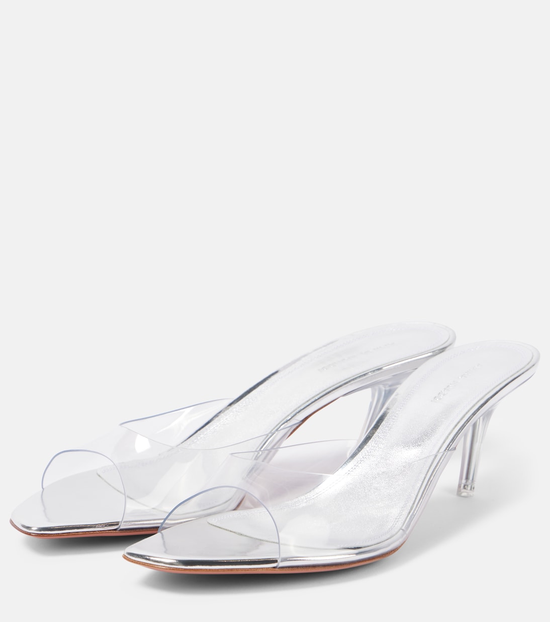 AMINA MUADDI Mules in PVC Alexa Glass 60 - Moda Giovanile Italiana