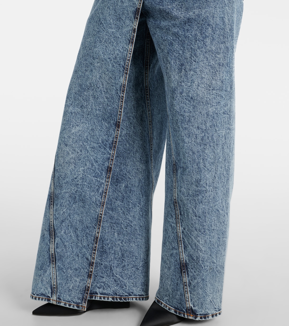 Jeans anchos envolventes | Alaïa