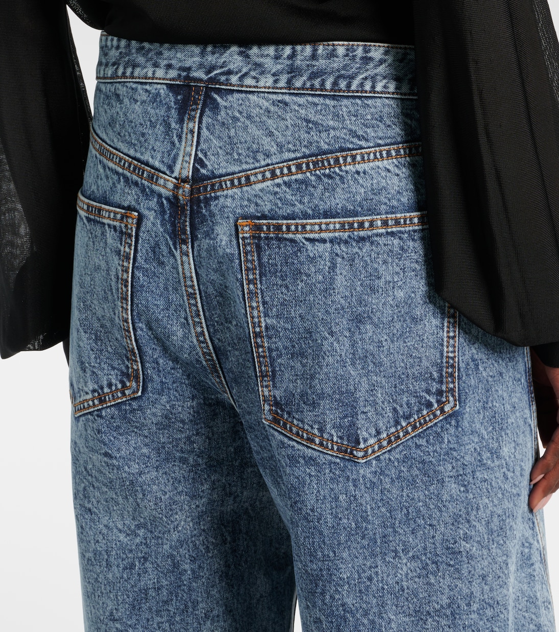 Jeans anchos envolventes | Alaïa