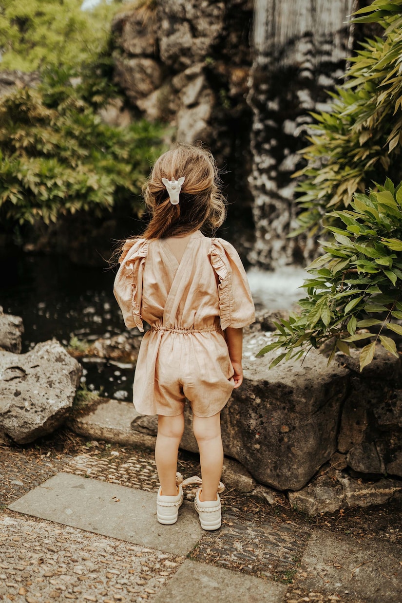 Femmie hemp-blend playsuit | Donsje