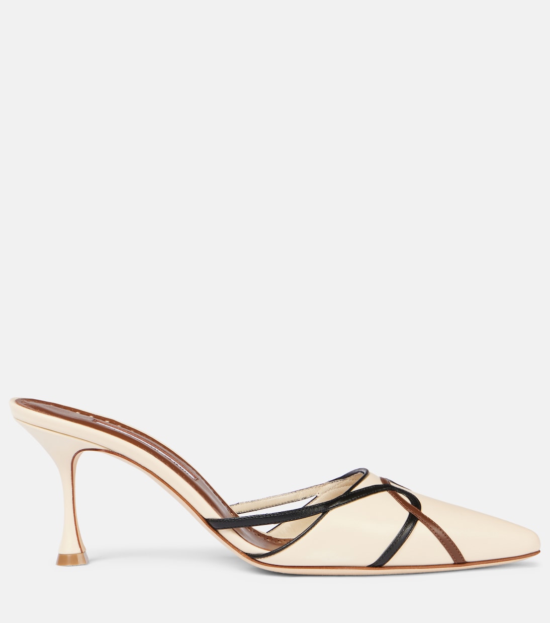 Ragheb 70 leather mules | Manolo Blahnik