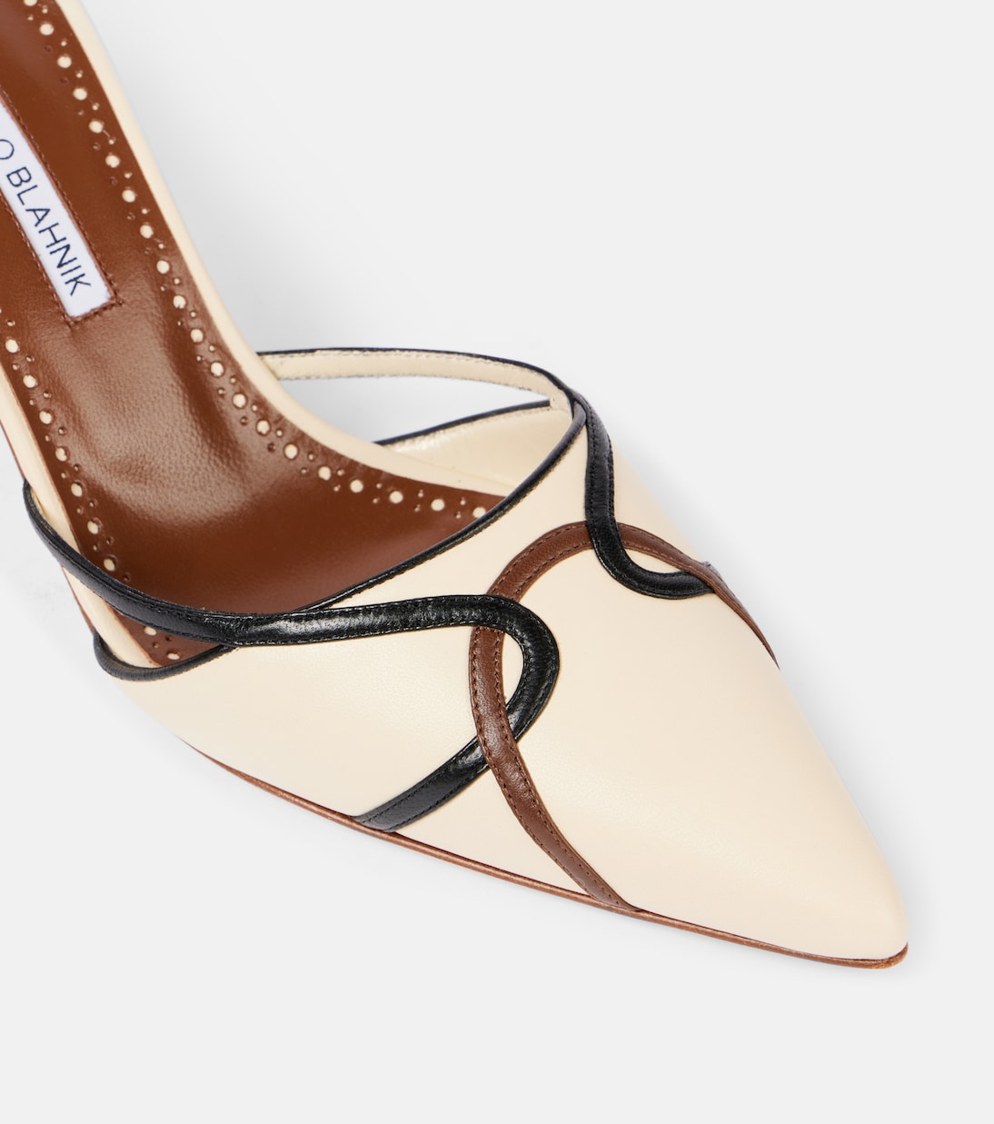 Ragheb 70 leather mules | Manolo Blahnik