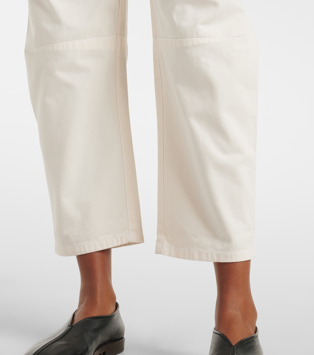 Weite Hose Brylie aus Baumwoll-Twill | Velvet