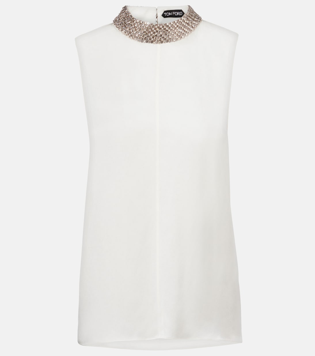 Top en satin de soie à ornements | Tom Ford