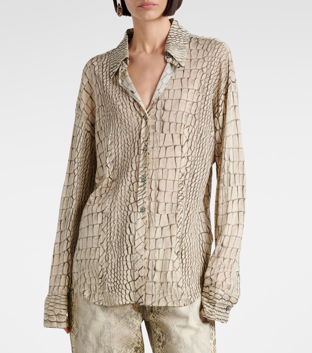 Hemd aus Jersey | Acne Studios