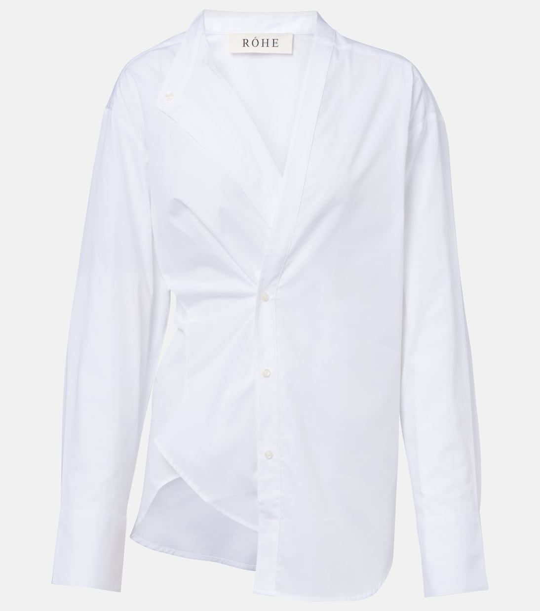 Camicia asimmetrica in cotone | Róhe