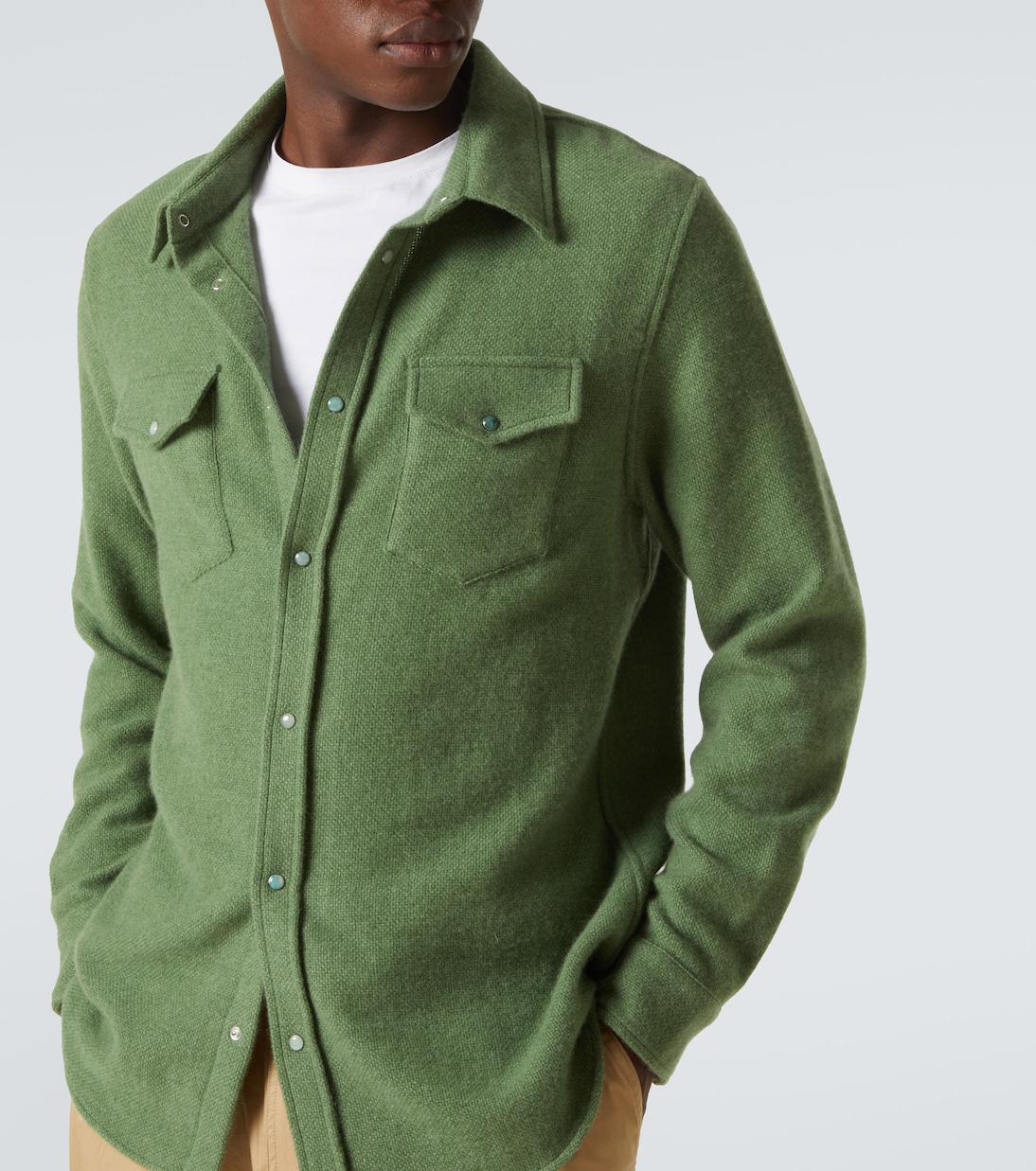 Camicia Willow in cashmere | God's True Cashmere