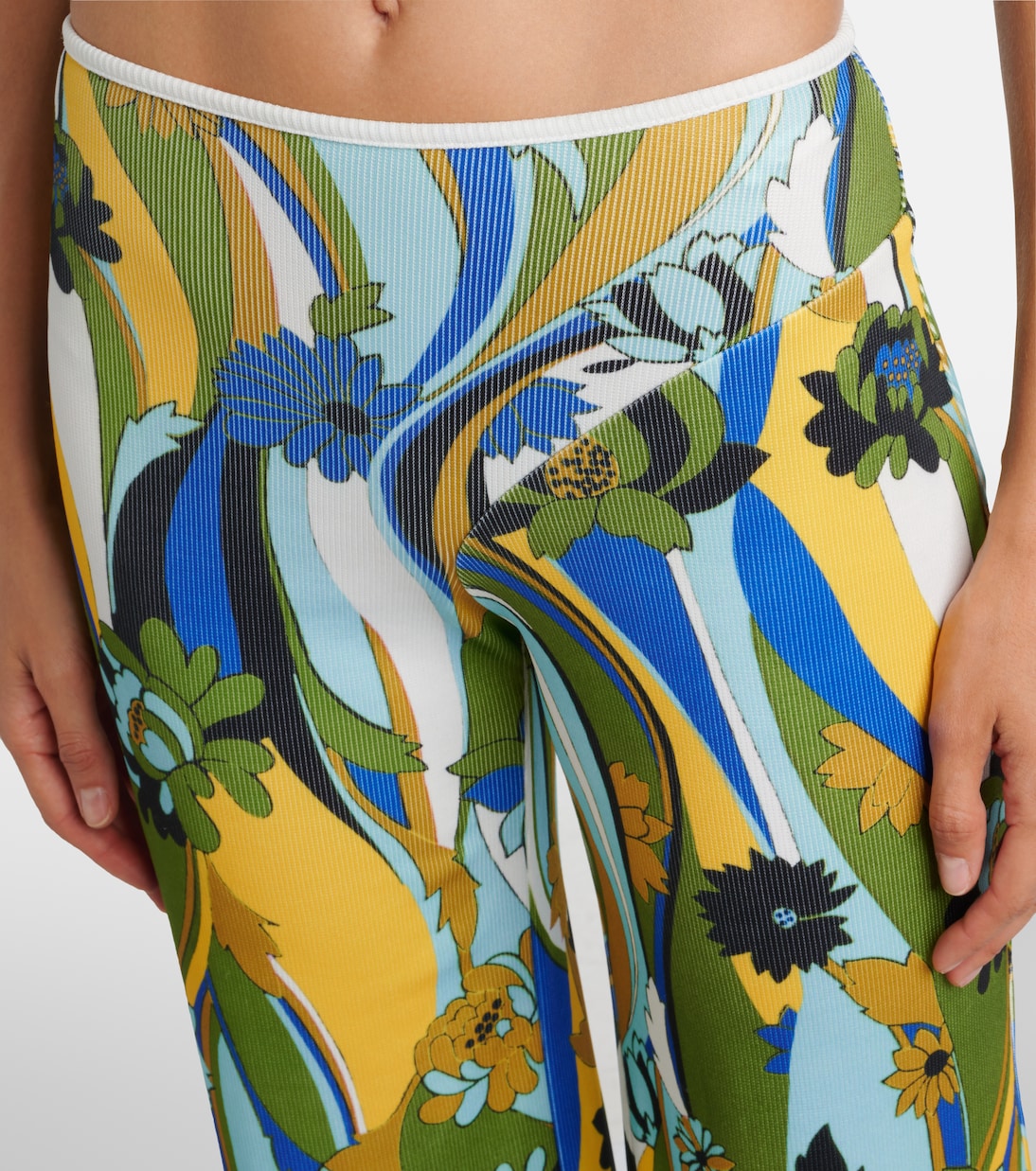 Acidic floral jersey wide-leg pants | Christopher Esber