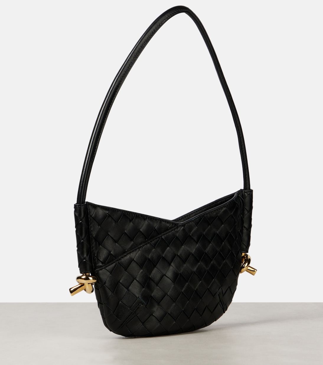Sac Solstice Mini en cuir | Bottega Veneta