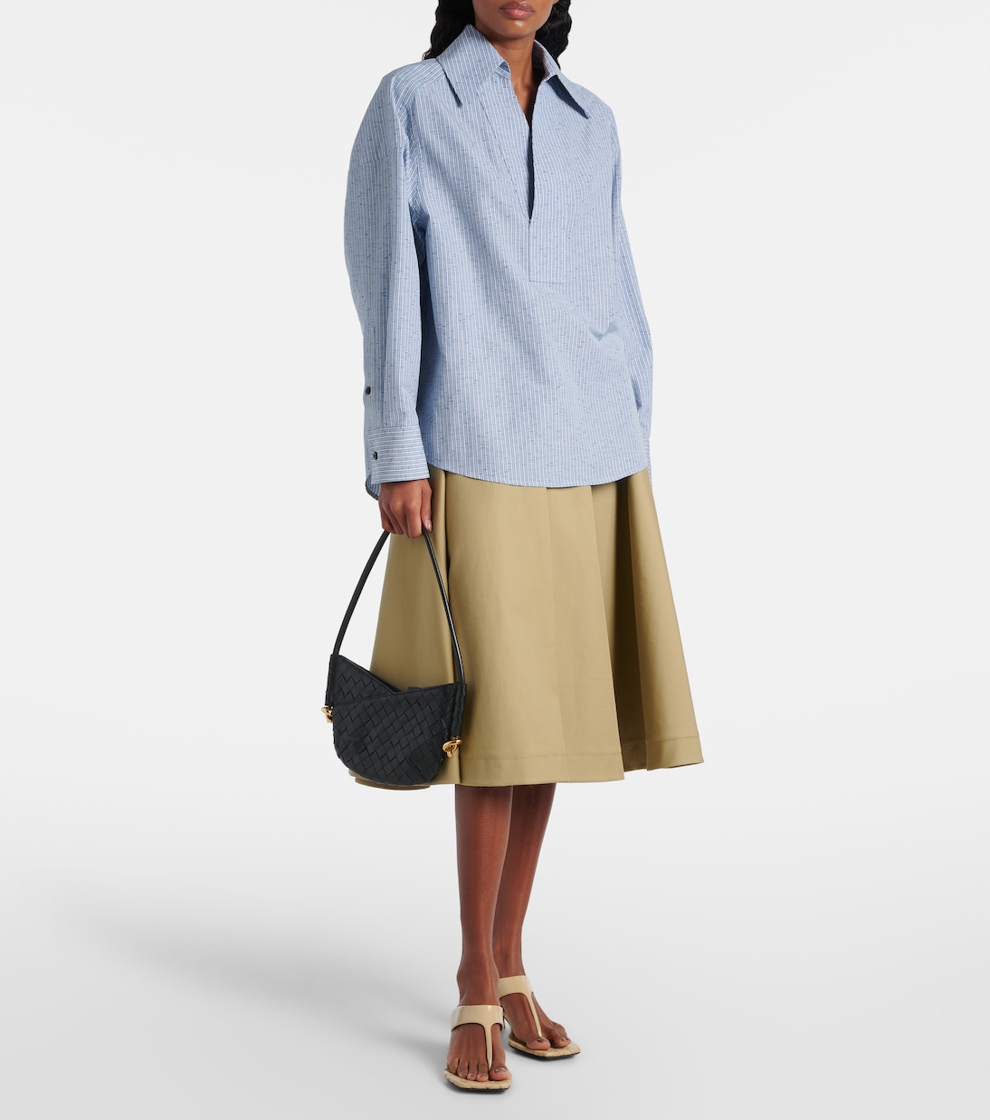 Sac Solstice Mini en cuir | Bottega Veneta