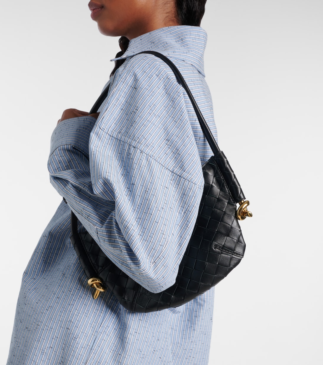 Sac Solstice Mini en cuir | Bottega Veneta