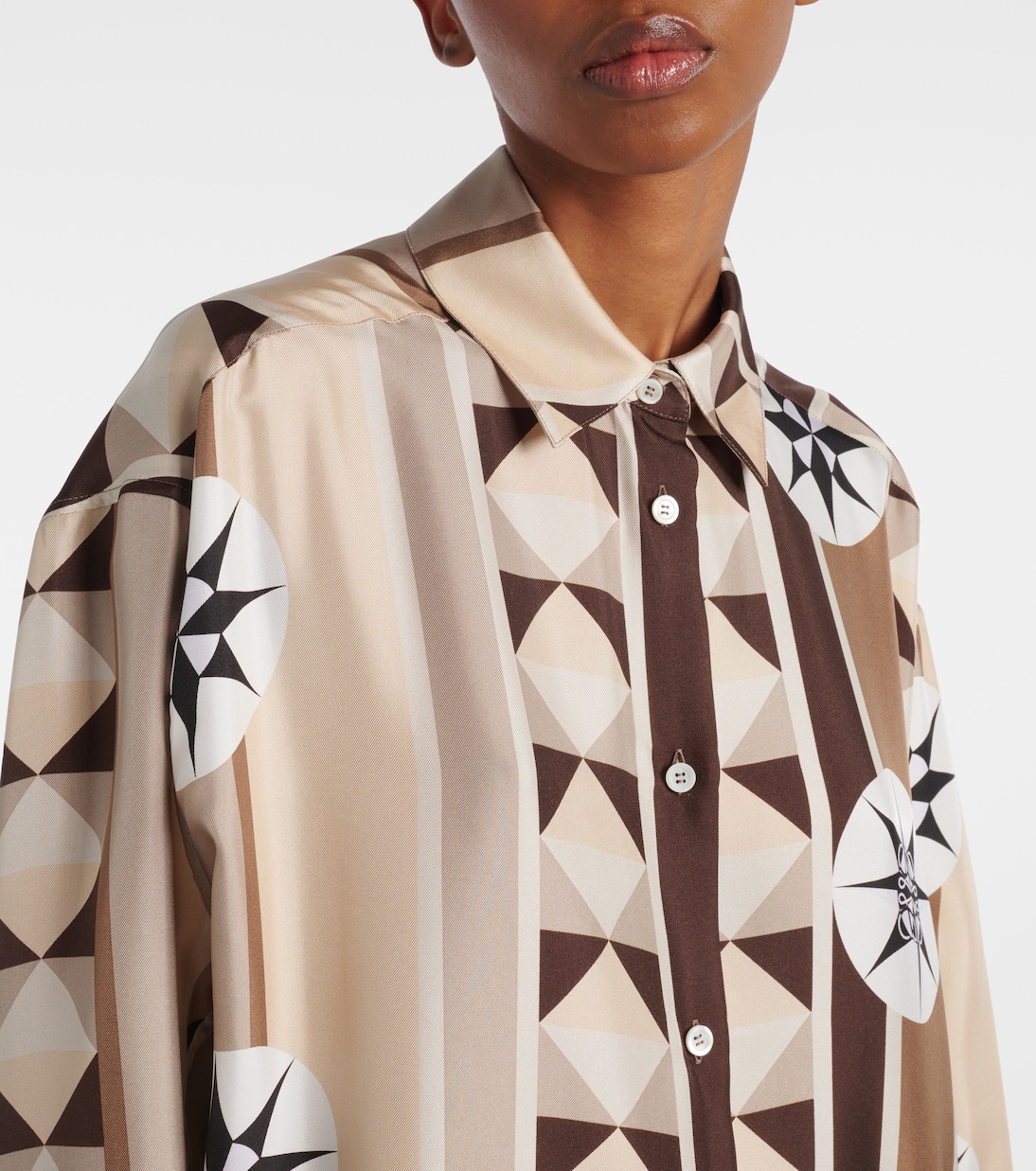 Paula's Ibiza - Camicia in seta con stampa | Loewe
