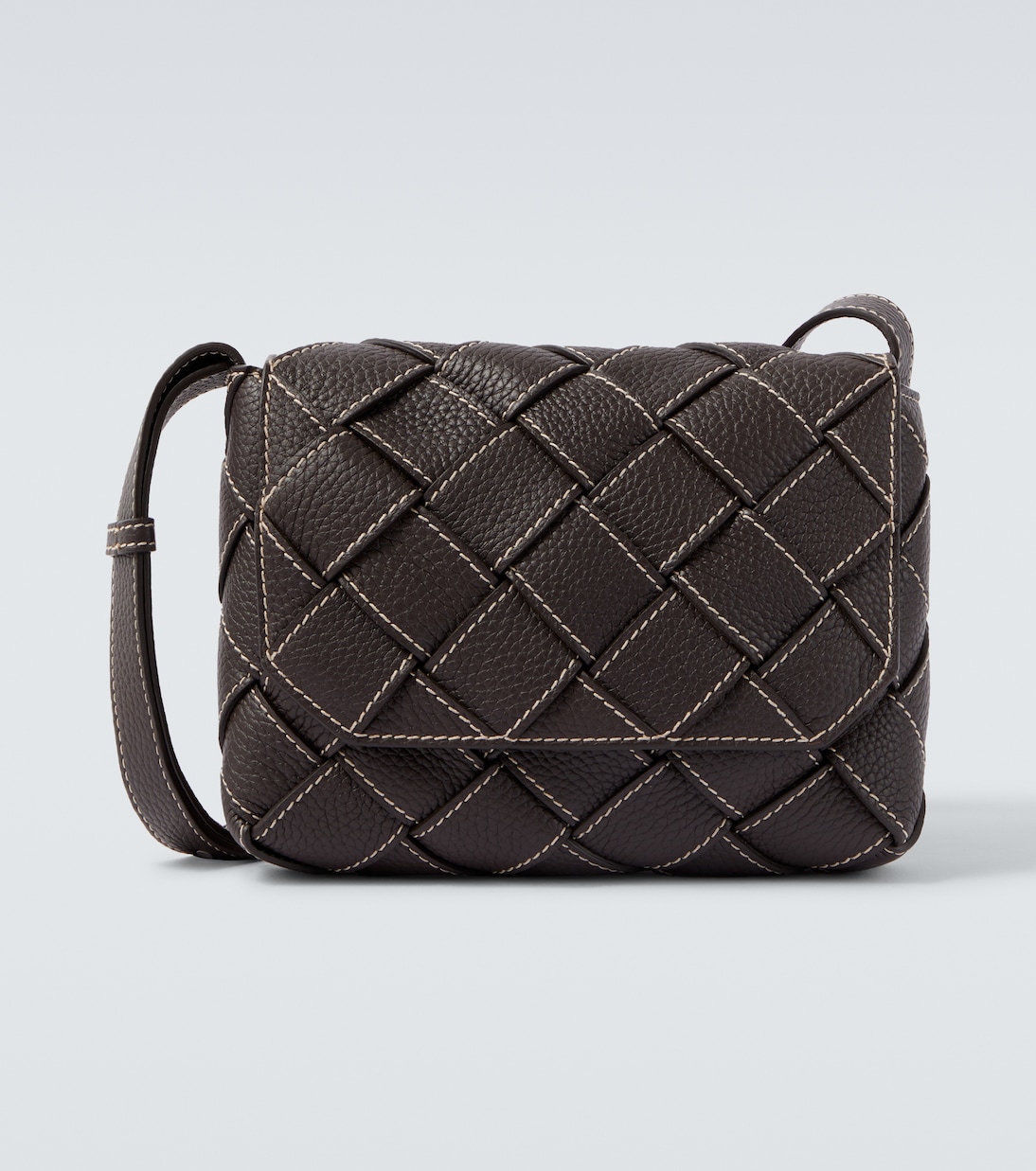 Bolso cruzado Diago de piel Intreccio | Bottega Veneta