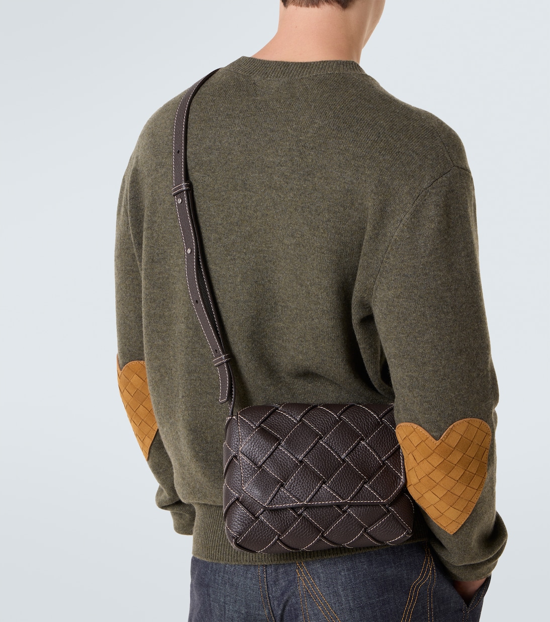 Bolso cruzado Diago de piel Intreccio | Bottega Veneta