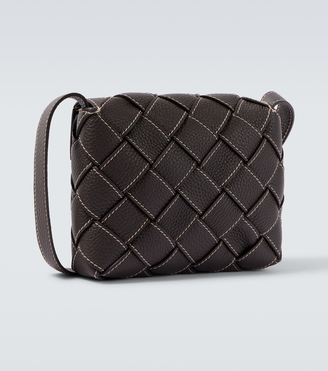 Bolso cruzado Diago de piel Intreccio | Bottega Veneta