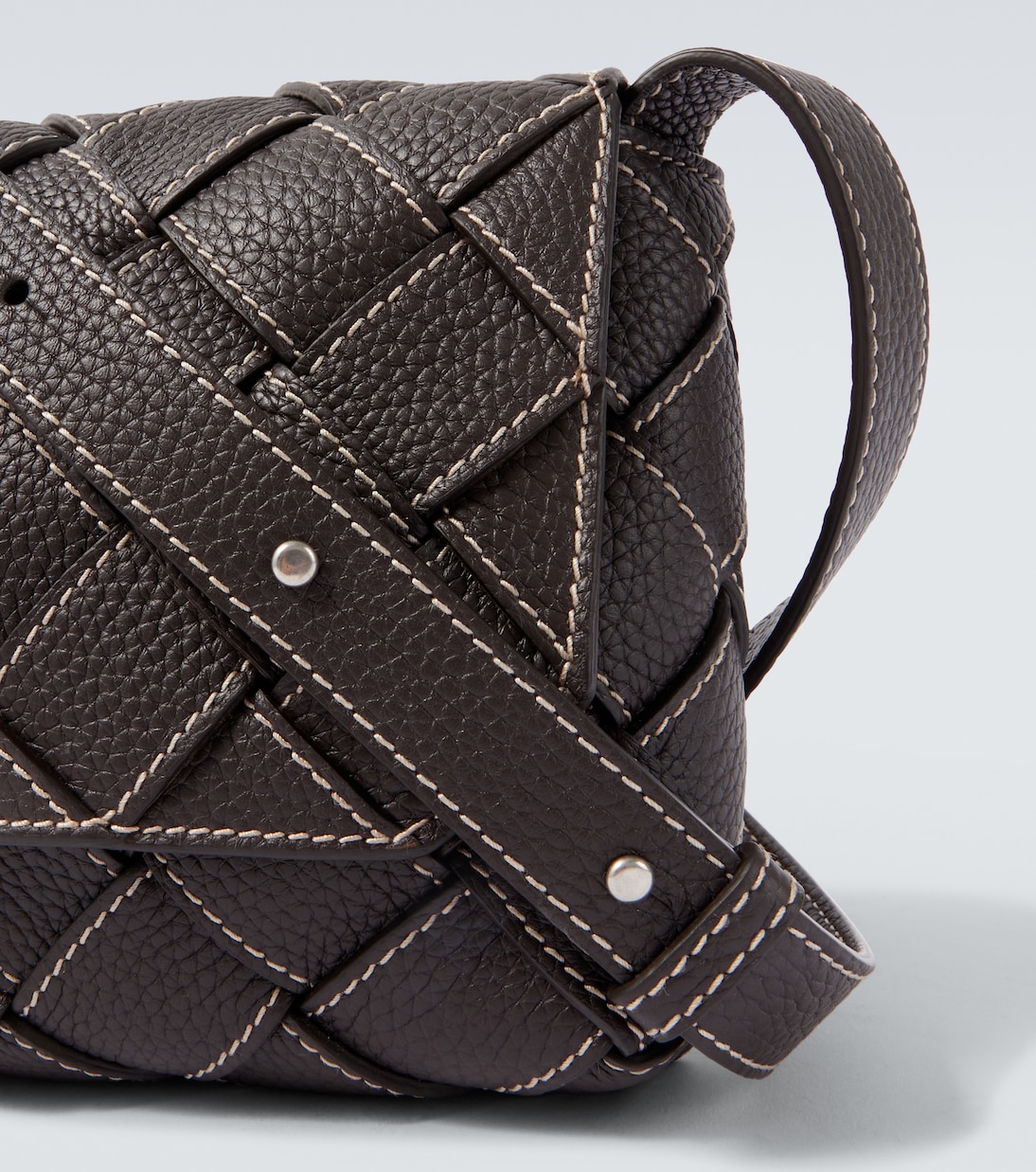 Bolso cruzado Diago de piel Intreccio | Bottega Veneta