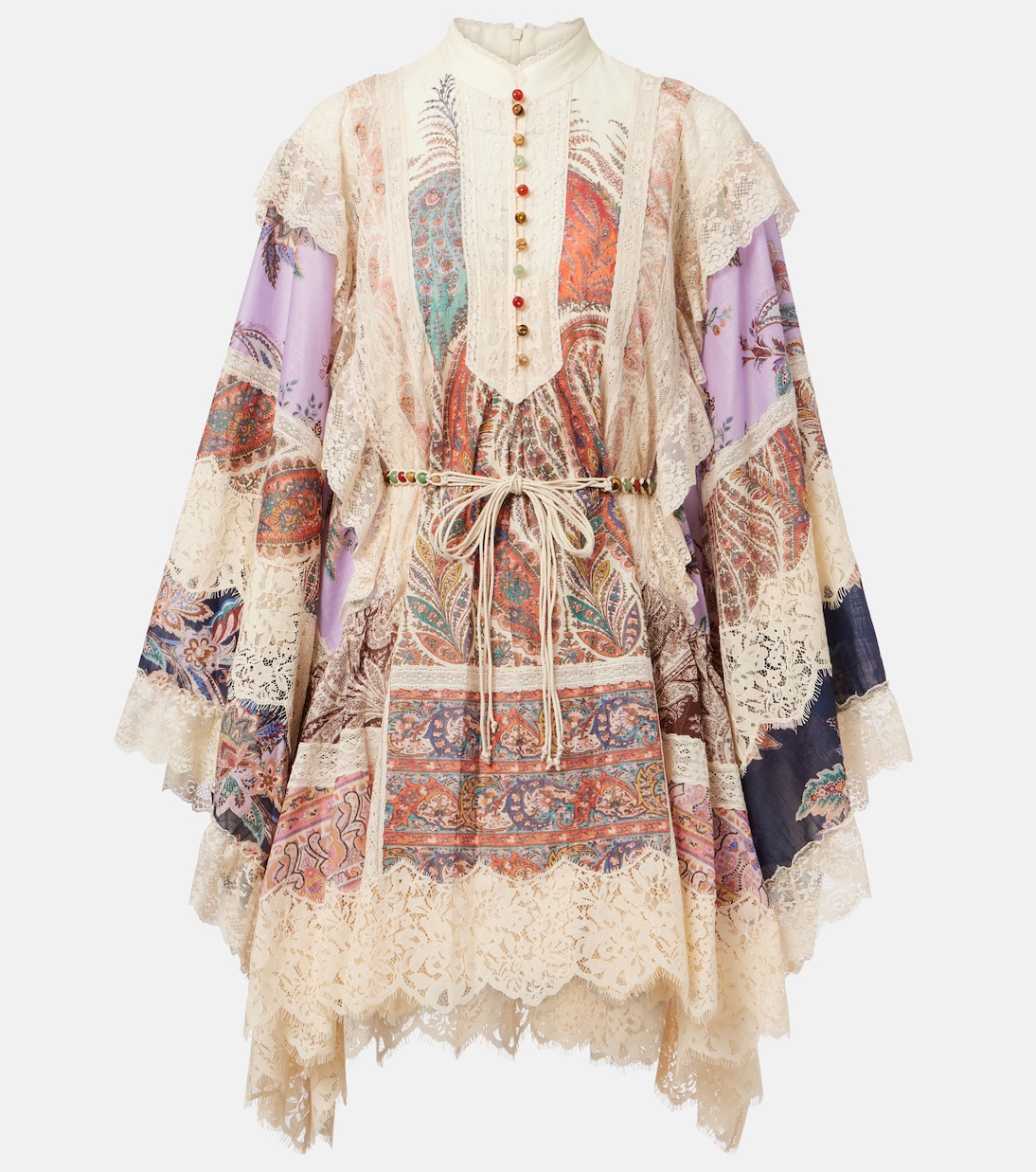 Robe Rhiannon brodée à fleurs | Zimmermann