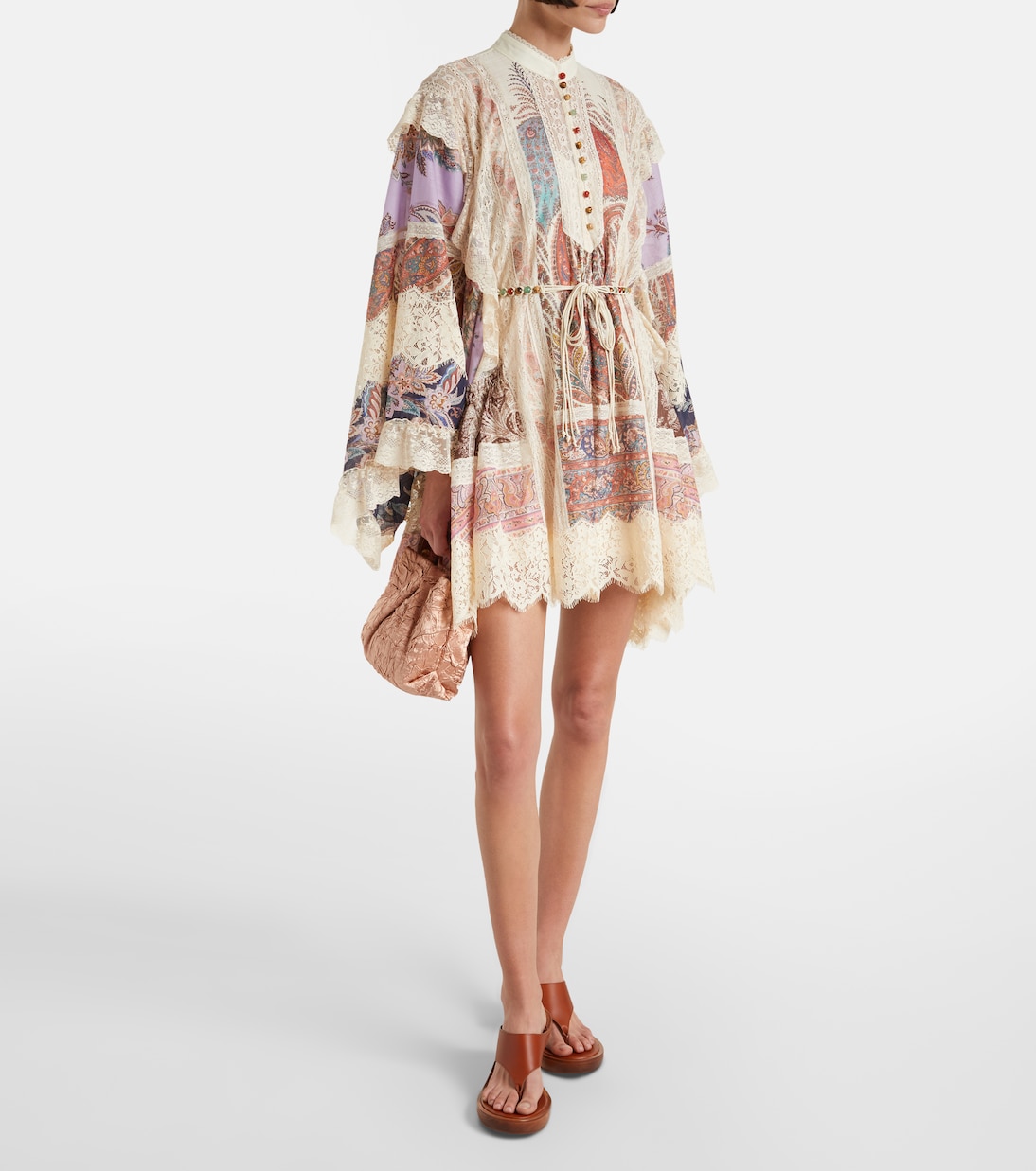 Robe Rhiannon brodée à fleurs | Zimmermann