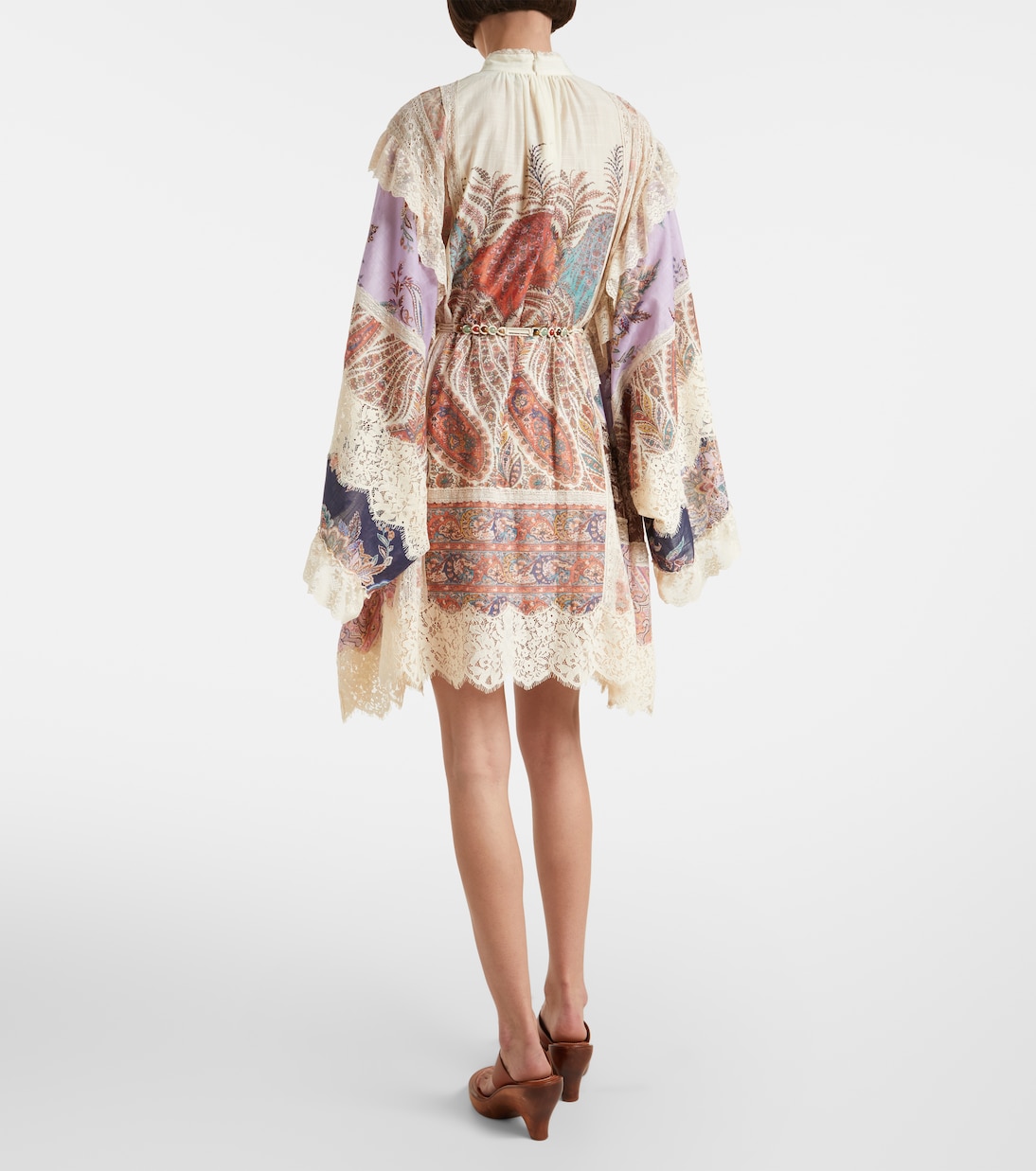Robe Rhiannon brodée à fleurs | Zimmermann