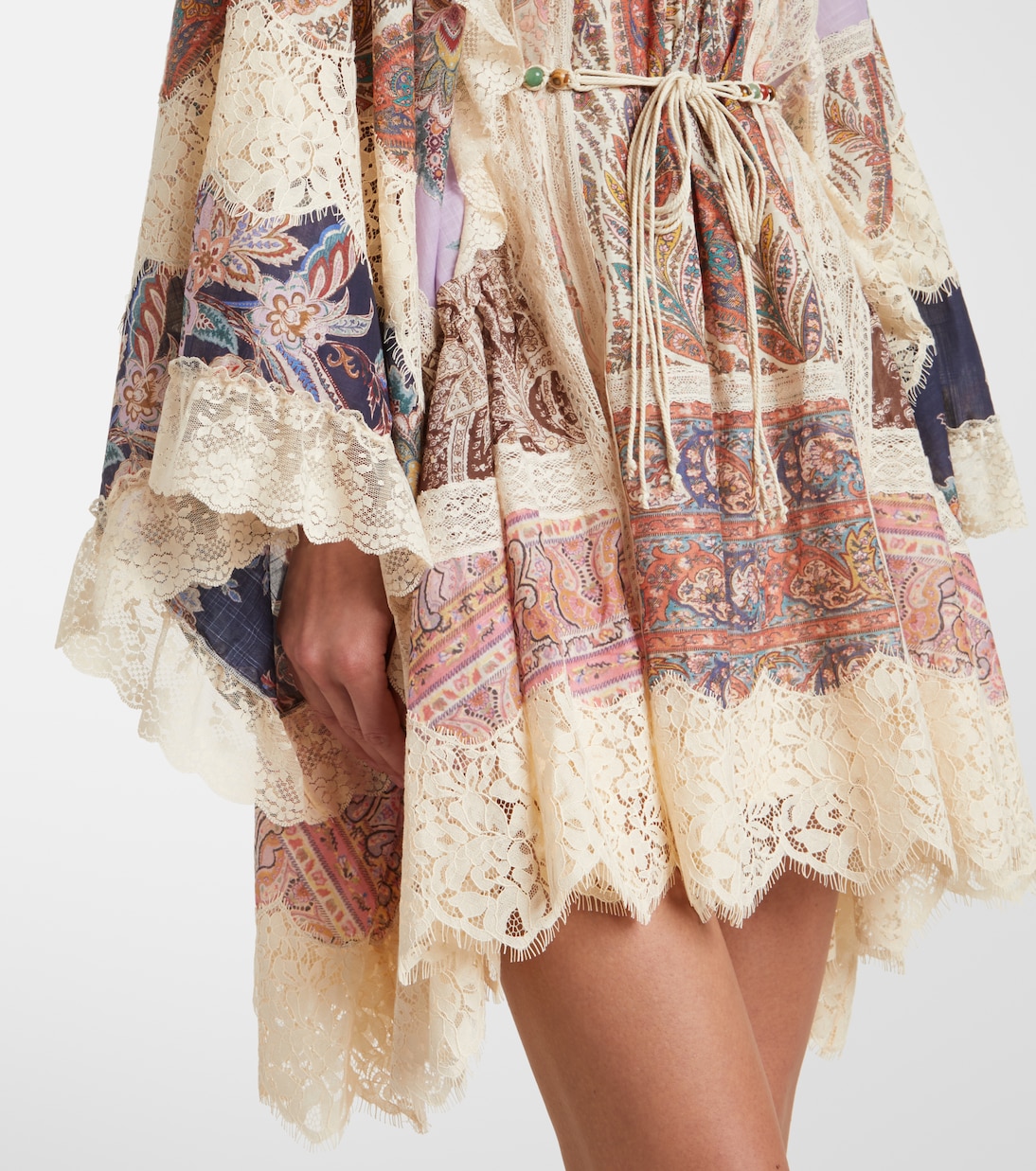 Robe Rhiannon brodée à fleurs | Zimmermann