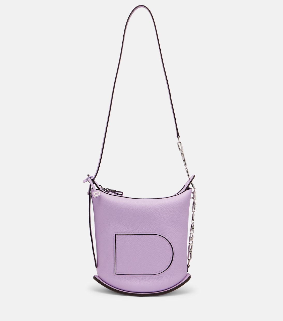 Schultertasche Pin Twist aus Leder | Delvaux