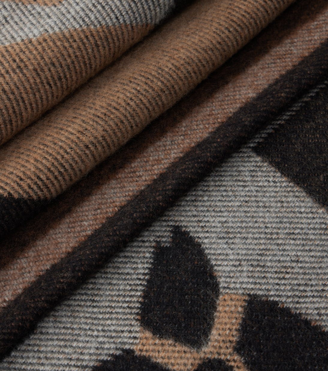 Jacquard wool and cashmere blanket | Gucci