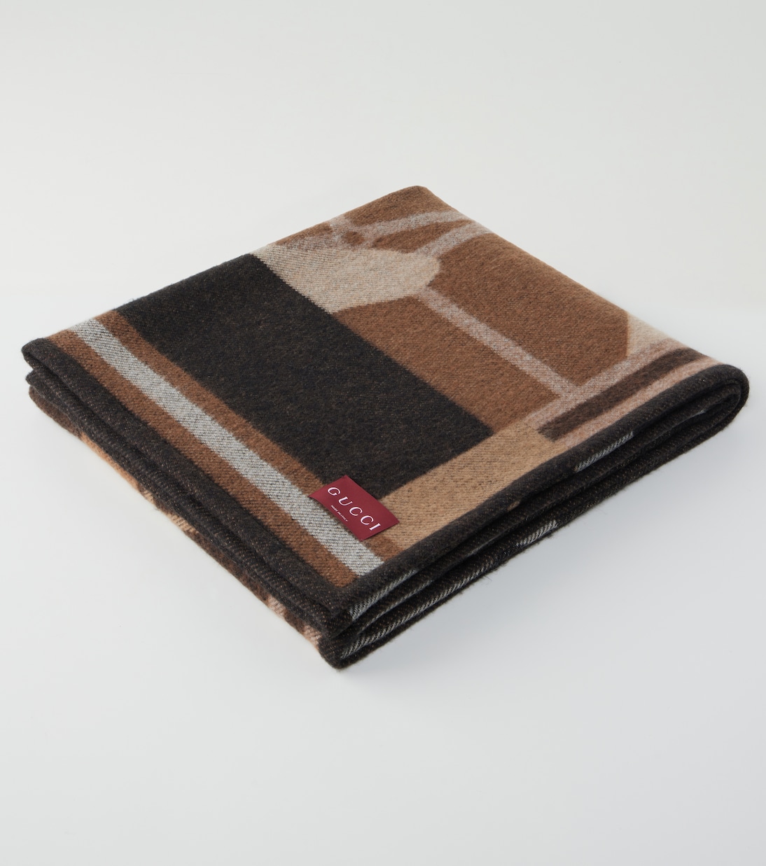 Jacquard wool and cashmere blanket | Gucci