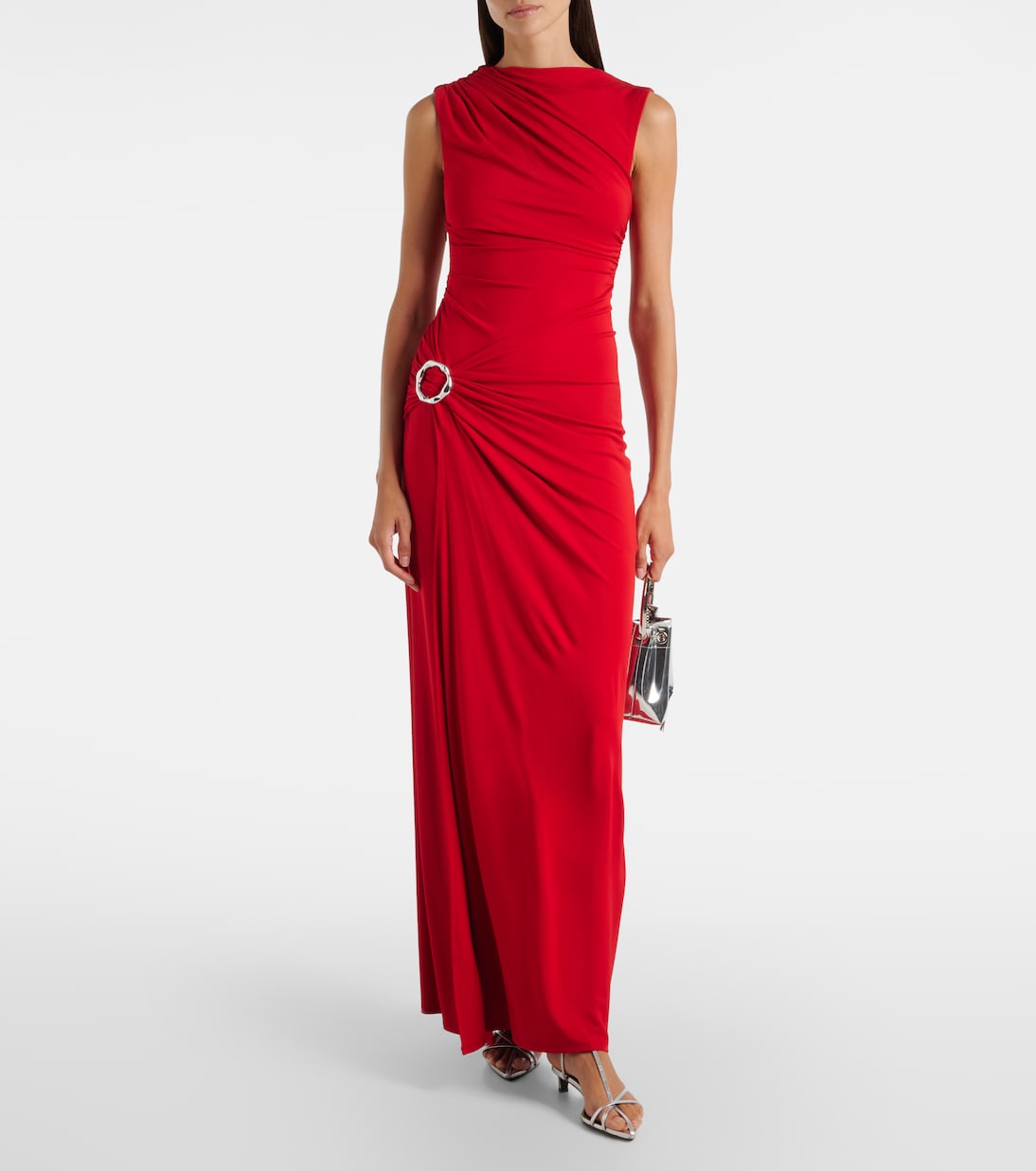 Blain gathered jersey gown | Simkhai