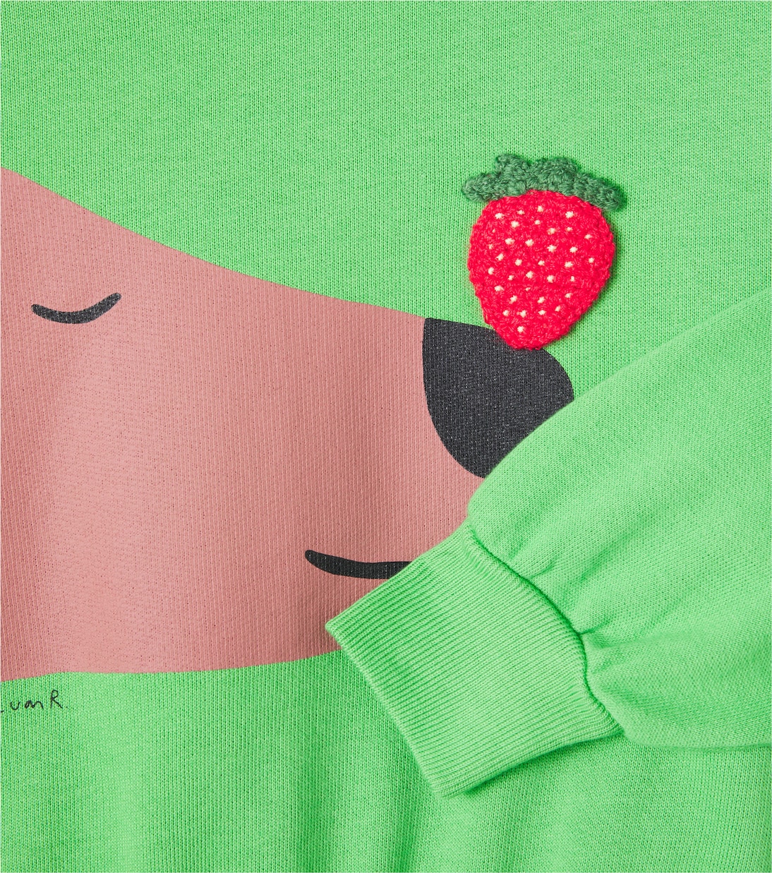 Felpa in jersey di cotone con stampa | Gucci Kids