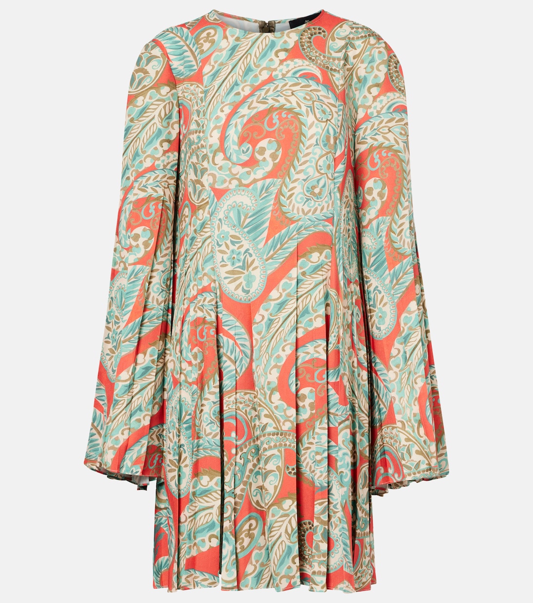 Miniabito plissé con stampa paisley | Etro