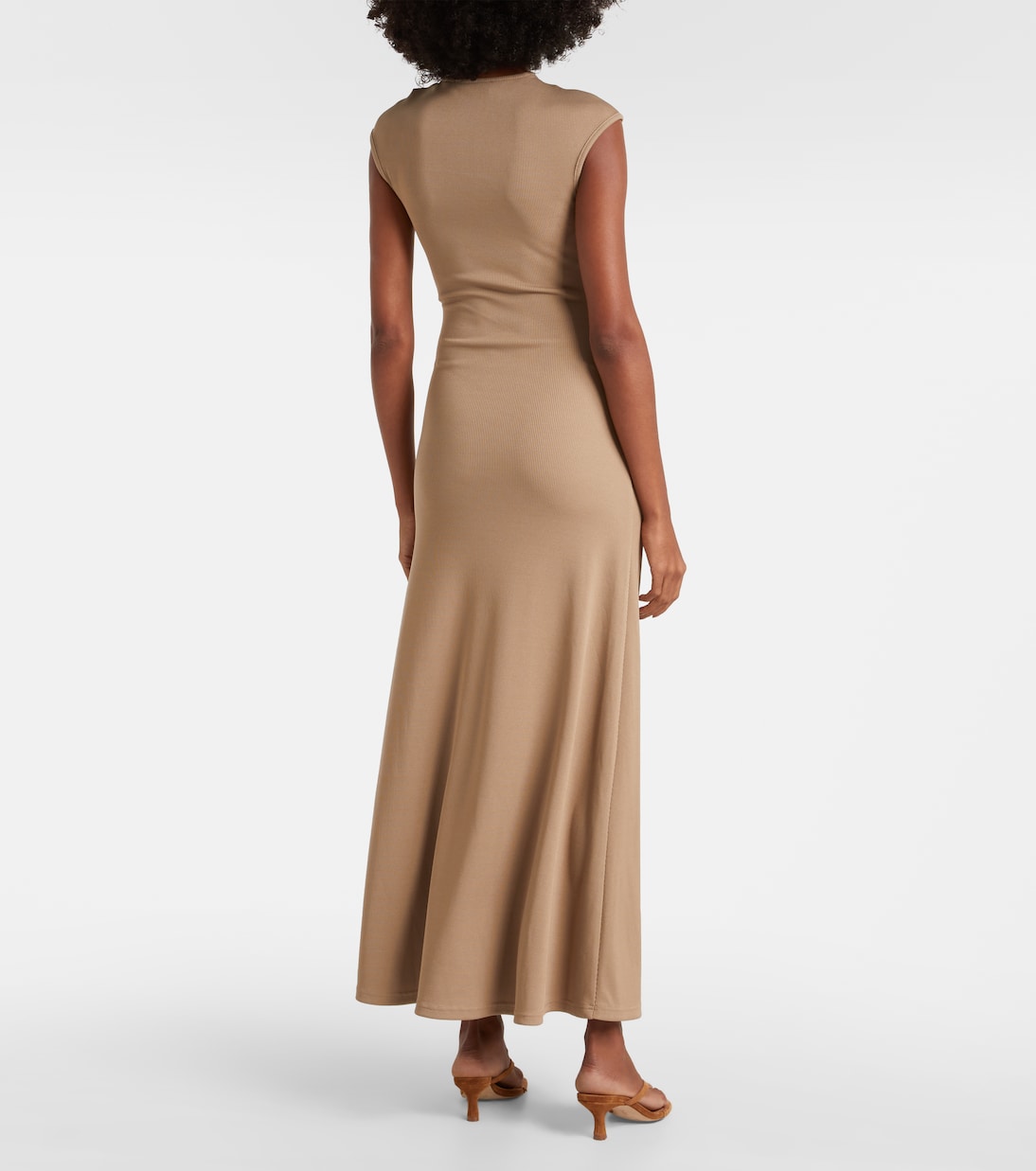 Mineral Stone embellished jersey maxi dress | Christopher Esber