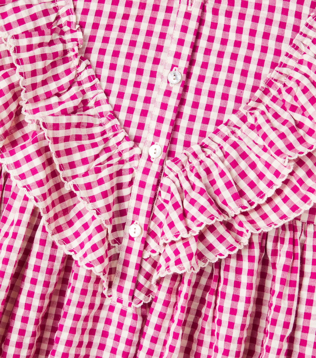 Kim checked cotton dress | Konges Sløjd