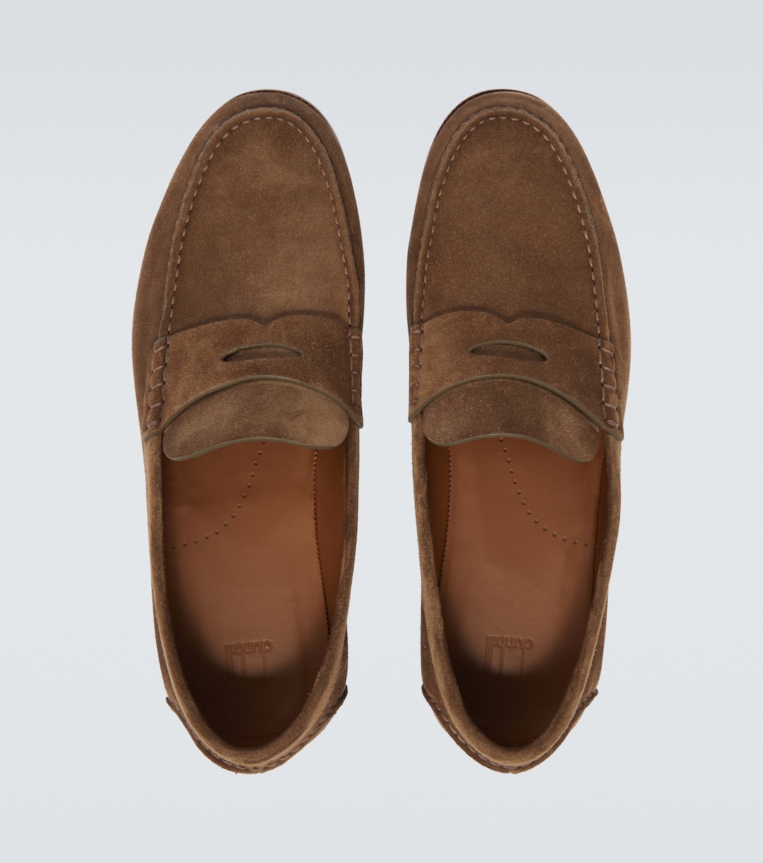Heddon Flex suede penny loafers | Dunhill
