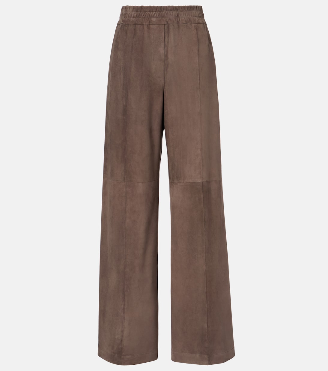 Suede wide-leg pants | Brunello Cucinelli
